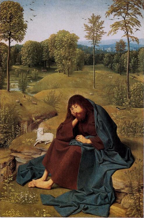 Geertgen Tot Sint Jans St John the Baptist in the Widerness (mk08) France oil painting art